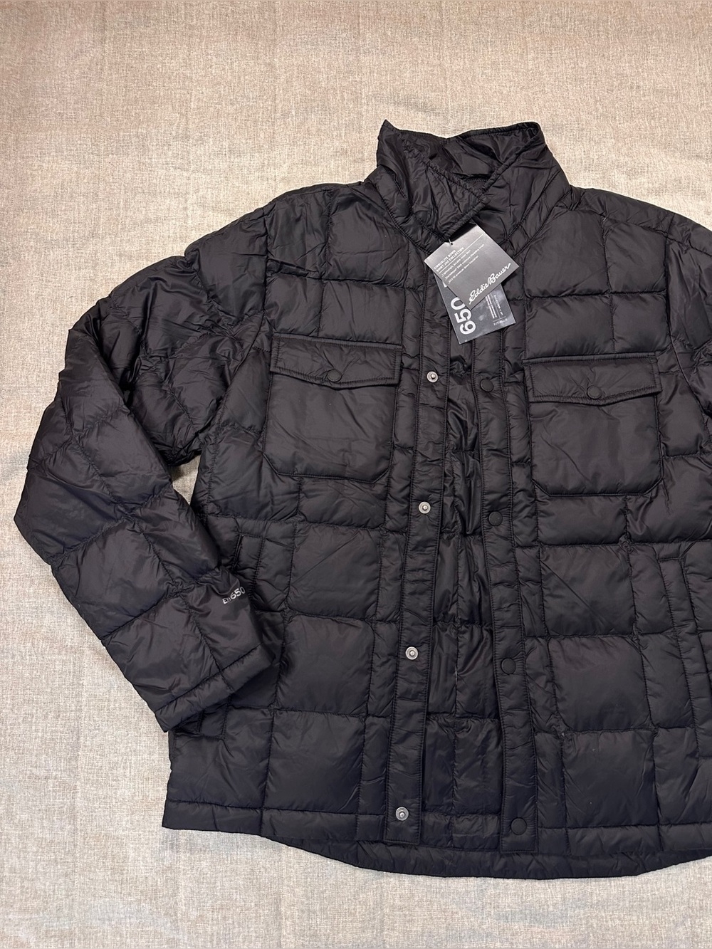 NWT Eddie Bauer Men’s CirrusLite 650 Feather Down Jacket Men's Size XL Packable - Picture 3 of 9